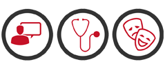 Logo Interaktionelle Kompetenzen Medizin